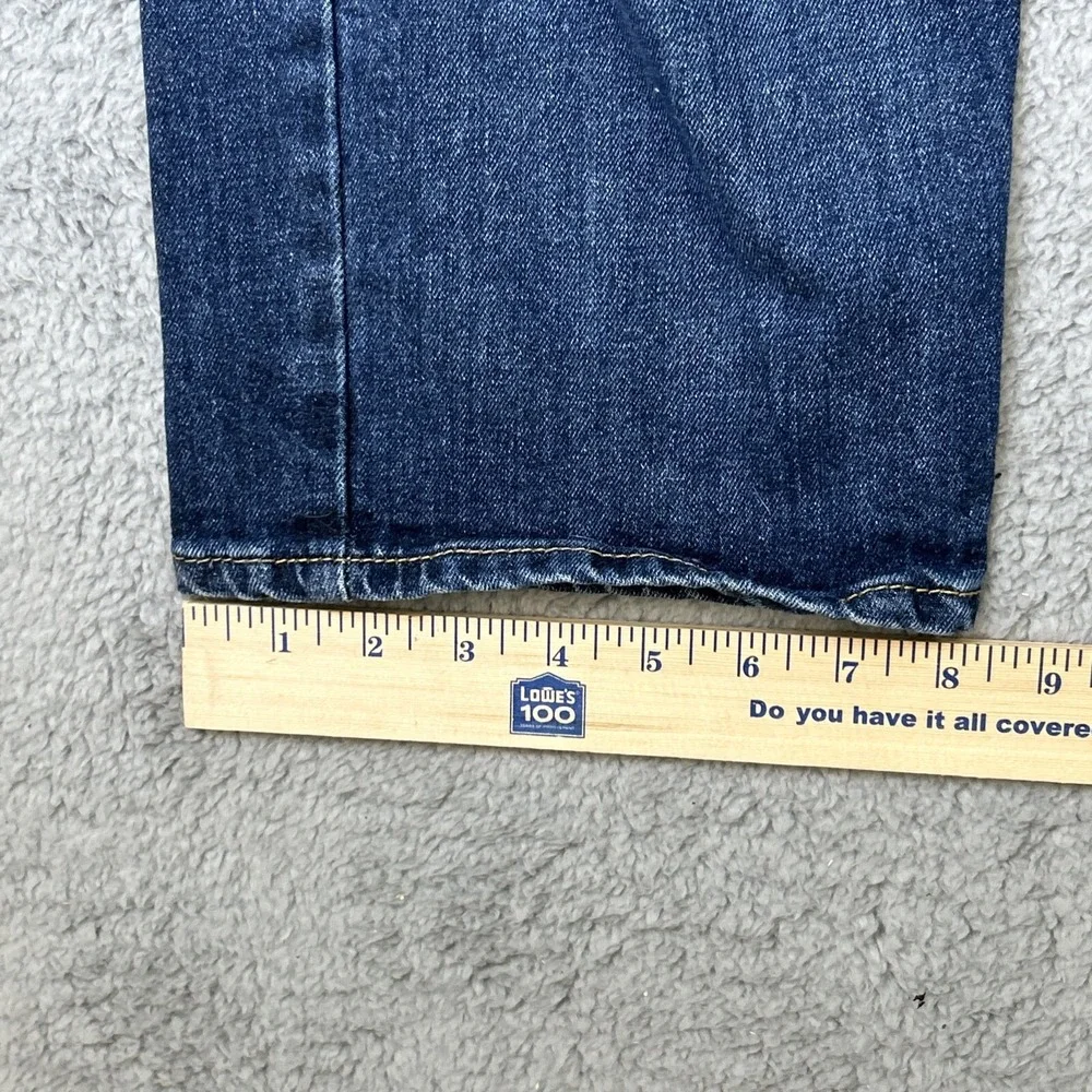 Levi's 505 Regular Fit Straight Jeans Men's Size W 40 X L 30 Blue Denim 5-Pocket